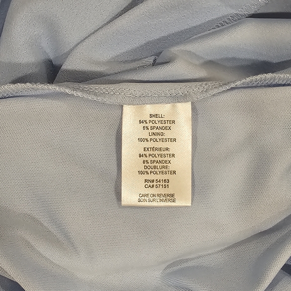 Blue Calvin Klein Dress with Bell Sleeve - Picture 7 of 8